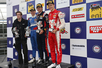 Michael Belov earned the silver medal in Race 1 of the seventh Italian F4 Championships round