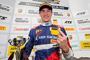 Michael Belov won the rae in the ADAC Formula 4 Championship
