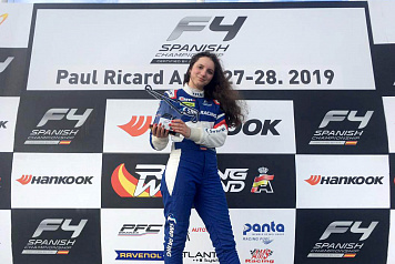 Ирина Сидоркова стала лучшей в женском зачете в гонке второго этапа испанской Формулы 4